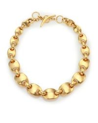 Vaubel | Metallic Solid Ships Chain Necklace | Lyst