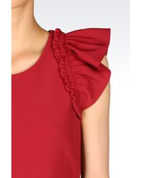 Emporio Armani | Red Sleeveless Top | Lyst