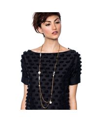 Lulu Frost - Metallic Oleander Long Necklace - Lyst