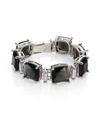 ABS By Allen Schwartz | Black Charmed Recolor Cushion Bracelet | Lyst