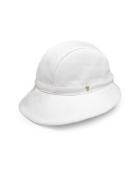 Helen Kaminski | White Laguna Leather-trimmed Canvas Hat | Lyst