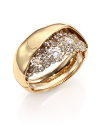 Alexis Bittar | Metallic Miss Havisham Jagged Crystal Hidden Cluster Bracelet | Lyst