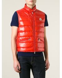 moncler red gilet mens moncler red gilet mens