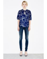 M.i.h Jeans | Blue Rico Top | Lyst