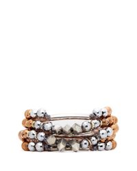 Assad Mounser | Metallic 'iggy' Multi-tier Bracelet | Lyst