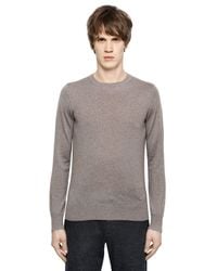 Emporio Armani | Gray Virgin Wool Sweater for Men | Lyst