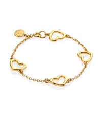 Marc By Marc Jacobs | Metallic Chasing Hearts Bracelet | Lyst