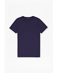 French Connection | Blue Classic Cotton T-shirt for Men | Lyst