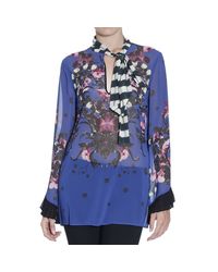 Just Cavalli | Blue Shirt | Lyst