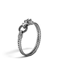 John Hardy | Black Legends Naga Dragon Head Bracelet | Lyst