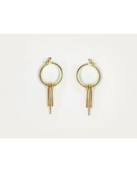 By Philippe | Metallic Small Deco Fringe Earrings | Lyst