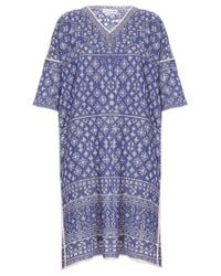 Isabel Marant | Blue Beverley 3/4 Slve Printed Dress | Lyst