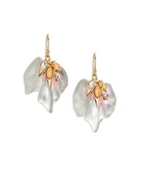 Alexis Bittar | Metallic Desert Jasmine Lucite, Jasper & Crystal Orchid Punk Drop Earrings | Lyst