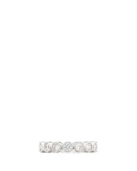 CZ by Kenneth Jay Lane | White Round Cut Cubic Zirconia Milgrain Ring | Lyst