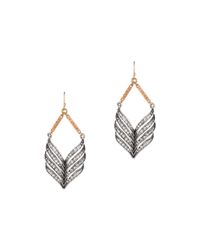 Lulu Frost - Metallic Symmetry Drop Earring - Lyst