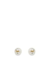 Rebecca Minkoff | Metallic Rock Pearl Front Back Earring | Lyst