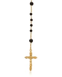 Dolce & Gabbana | Metallic Cross Pendant Rosary Necklace | Lyst