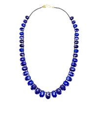 Me&Ro | Blue Graduated Lapis Bead Necklace | Lyst