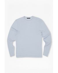 French Connection | Blue Heatwave Mozart Ribbed Neck for Men | Lyst