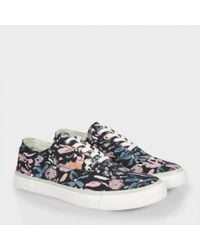 Paul Smith | Women'S Black Palette Floral Print 'Balfour' Trainers | Lyst