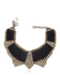 Sveva Collection | Black Margot Chocker | Lyst