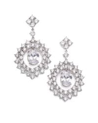 Adriana Orsini | Metallic Sweet Embrace Nested Oval Drop Earrings | Lyst
