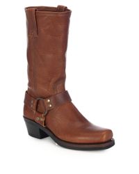 Frye | Brown Harness Leather Boots | Lyst