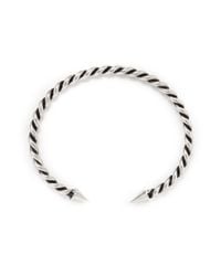 Ela Stone | Metallic Angel Double Spike Rope Cuff | Lyst