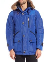 Rainforest | Blue Thermoluxe Waxed Nylon Parka for Men | Lyst