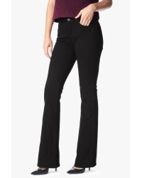 7 For All Mankind Kimmie Bootcut In Washed Overdye Black