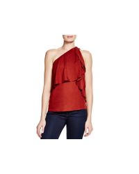 Ella Moss | Red Stella One-shoulder Top | Lyst
