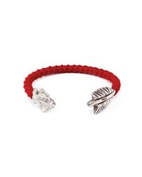 Lulu Frost | G. Frost Wrapped Arrowhead Cuff Red | Lyst