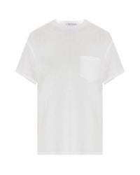T By Alexander Wang | White Welded Cotton Tee | Lyst