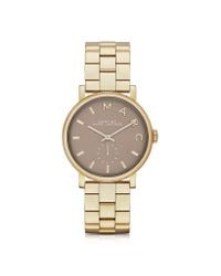 Marc By Marc Jacobs - Metallic Baker Bracelet 36Mm Gold Ip Women'S Watch - Lyst