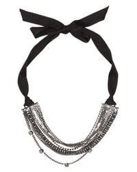 Dorothee Schumacher - Gray Radiant Collier Ribbon - Lyst