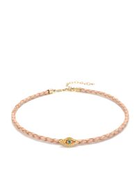 Jacquie Aiche | Metallic 14K Eye Choker | Lyst