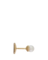 Yvonne Léon | Metallic Akoya Pearl Stud Earring | Lyst