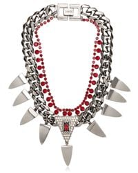 Mawi | Red Deco Prism Necklace | Lyst