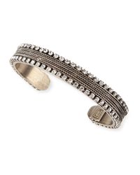 DANNIJO | Metallic Lipp Crystal-trim Cuff | Lyst