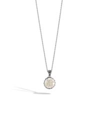 John Hardy | Metallic Classic Chain Round Charm Pendant | Lyst