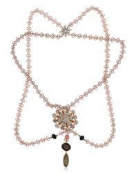 Erickson Beamon | Metallic Girls On Film Body Harness | Lyst