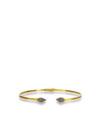 Genevieve Jones | Metallic Sahar Cosmic Serpent Choker With Pave Stones | Lyst