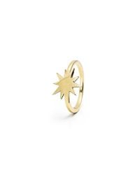 Lulu Frost - Metallic Code 14Kt Star Ring - Lyst