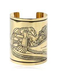 KTZ | Metallic Le Pendu Tarot Brass Cuff Bracelet | Lyst