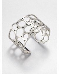 Georg Jensen | Metallic Sterling Silver Cuff Bracelet | Lyst