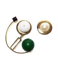 Crystalline - Multicolor Jade And Agate Earrings - Lyst