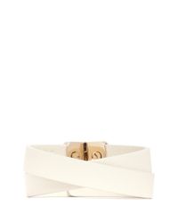 Valentino | Pink Rockstud Double Wrap Hinge Leather Bracelet | Lyst
