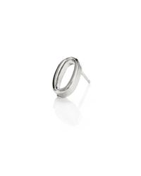 Lulu Frost | Metallic Code Number Sterling Silver #0 Earring | Lyst