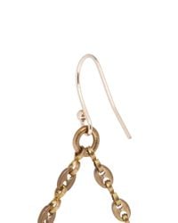 Lulu Frost | Metallic 'art Deco' Crystal Drop Earrings | Lyst