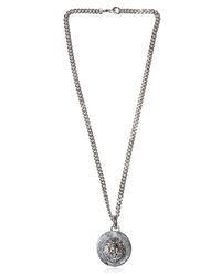 Versus | Metallic Lion Head Pendant On Chain Necklace for Men | Lyst